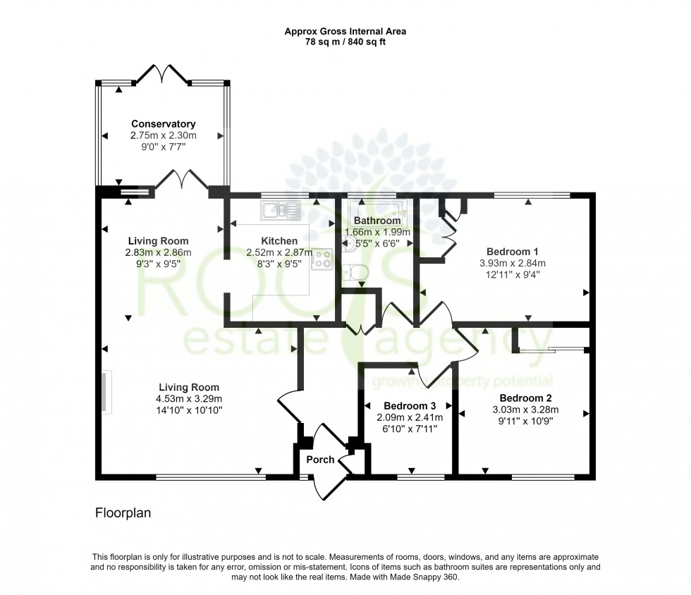 Floorplan for Thatcham, Berkshire