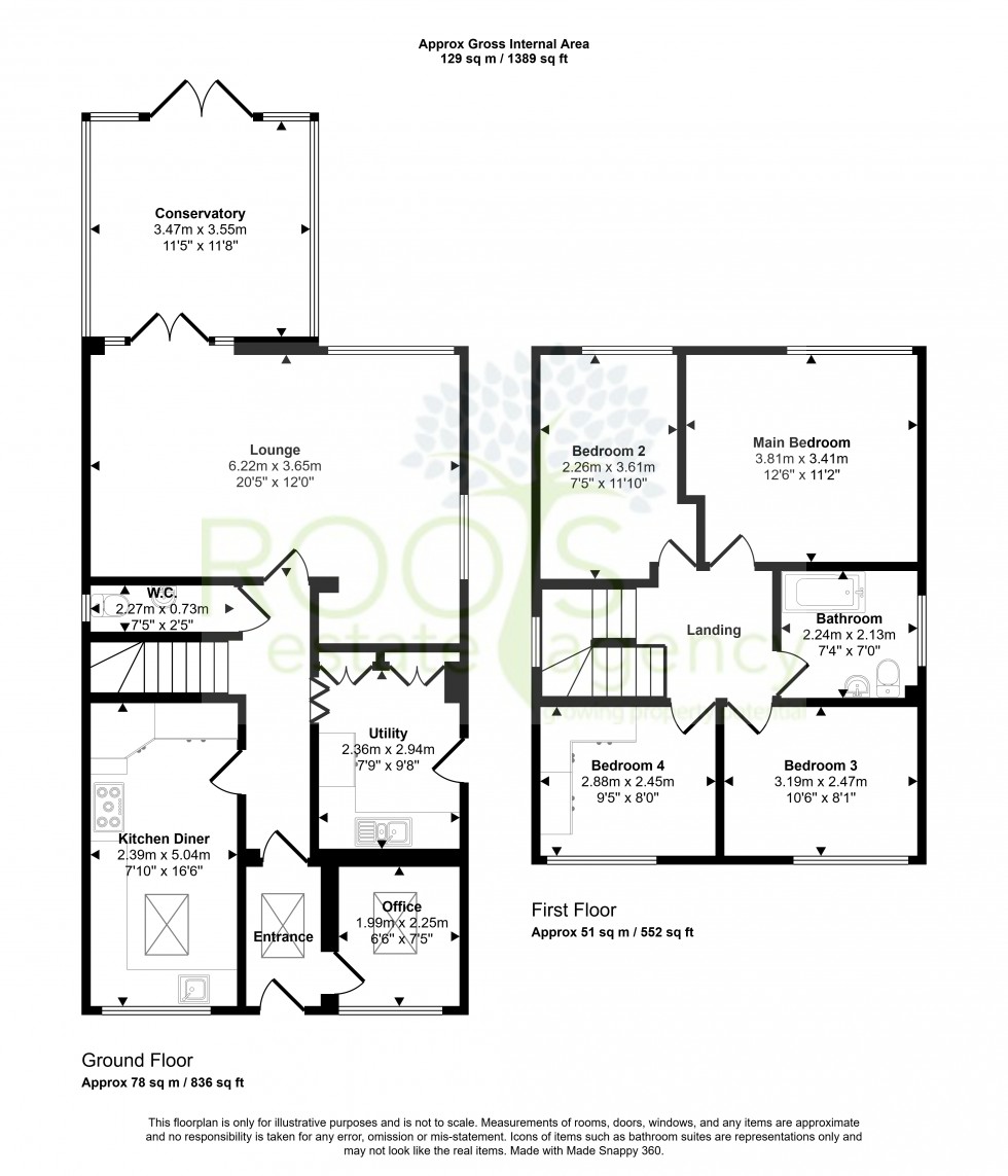 Floorplan for Thatcham, Berkshire