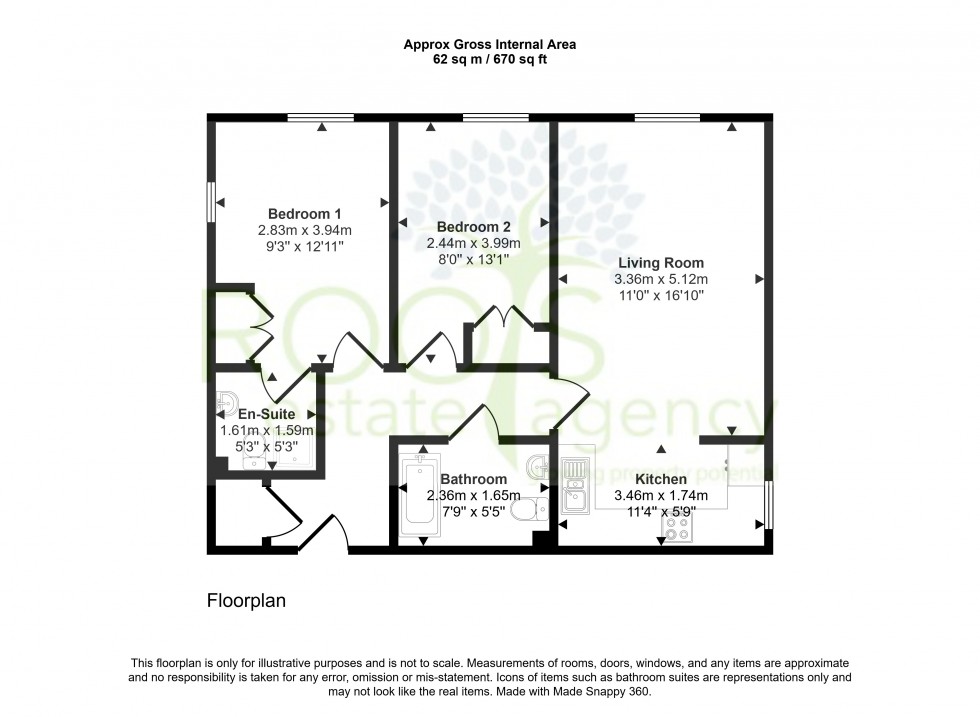 Floorplan for Thatcham, Berkshire