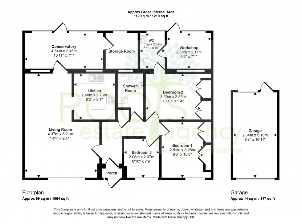 Floorplan for Thatcham, West Berkshire