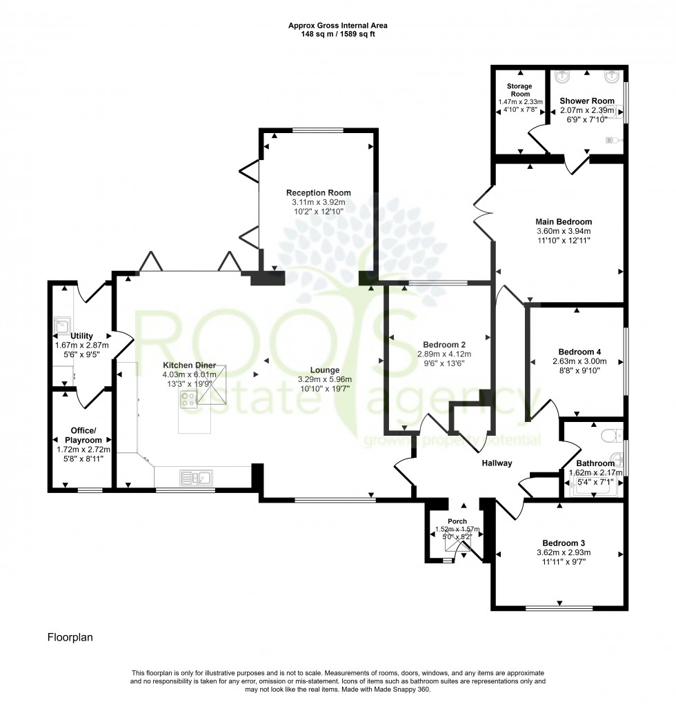 Floorplan for Newbury, Berkshire