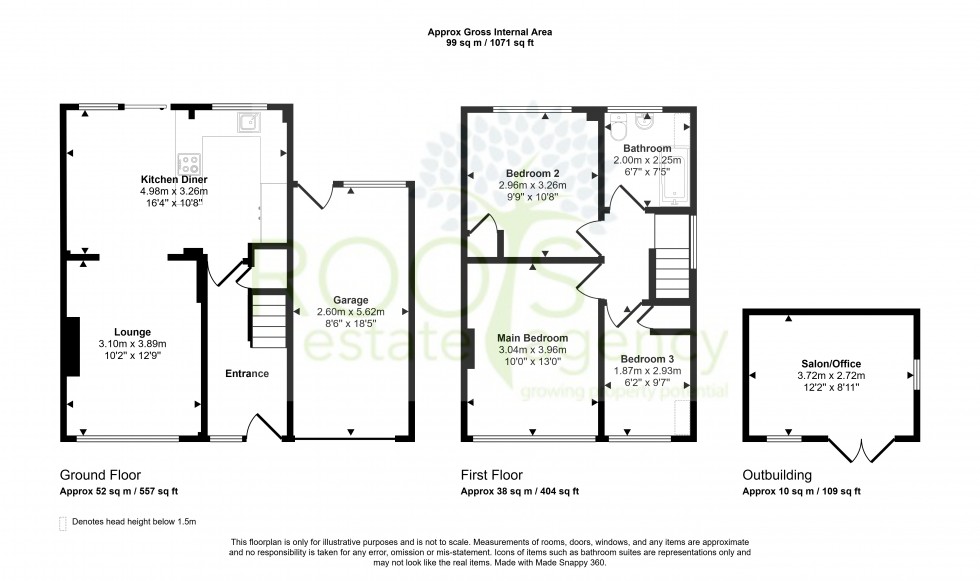 Floorplan for Thatcham, Berkshire