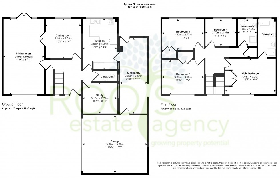 Floorplan for Ashford Hill Road, Headley, Hampshire