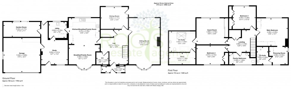Floorplan for Crookham Common, Thatcham, Berkshire