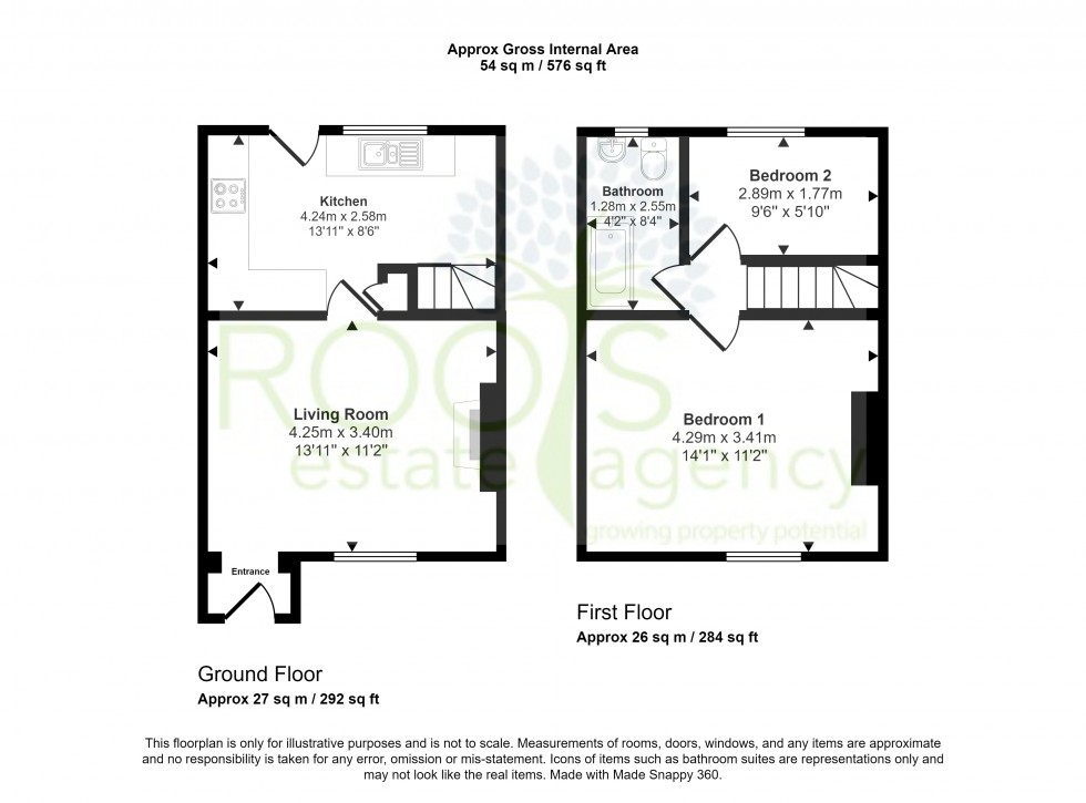 Floorplan for Spring Lane, Cold Ash, Thatcham