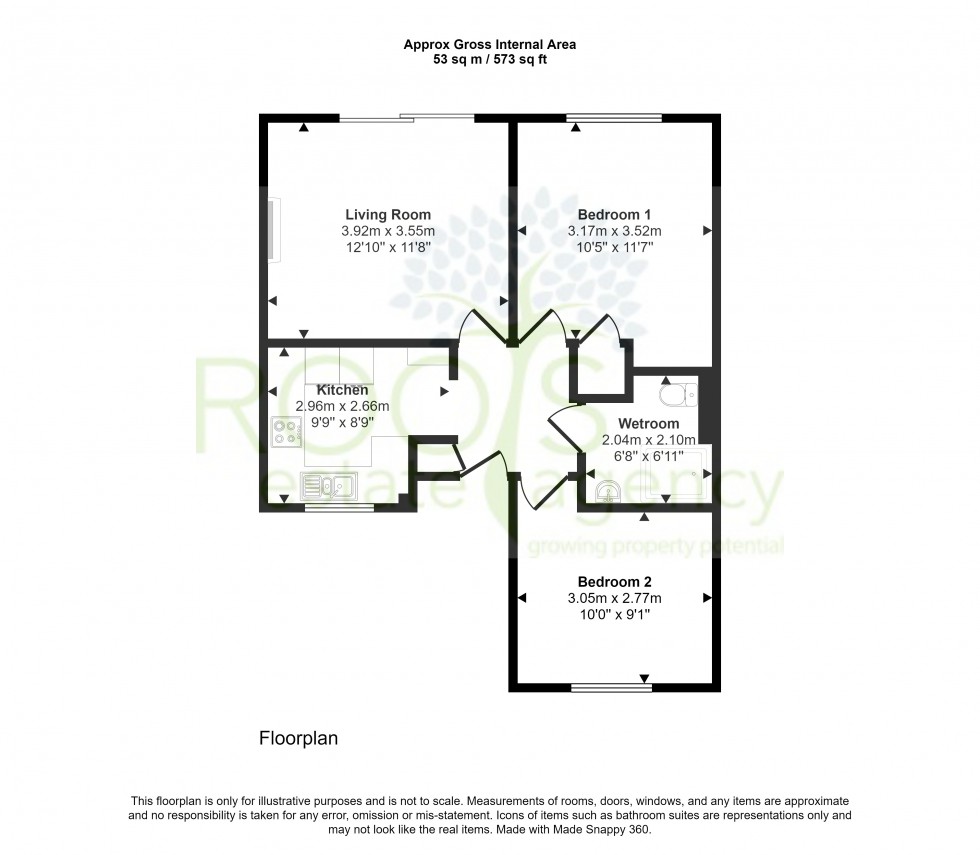 Floorplan for Thatcham, Berkshire