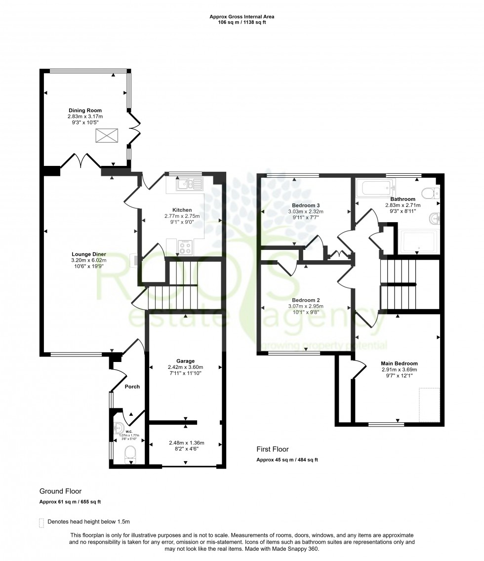 Floorplan for Thatcham, West Berkshire