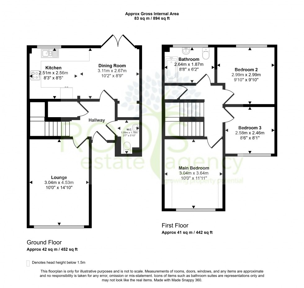Floorplan for Thatcham, West Berkshire