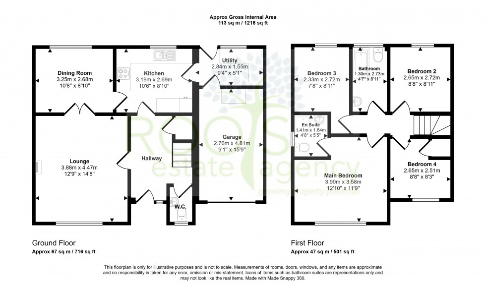 Floorplan for Thatcham, West Berkshire