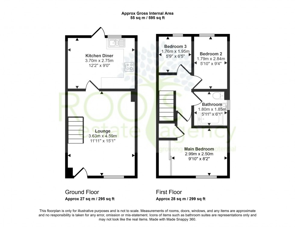 Floorplan for Thatcham, Berkshire