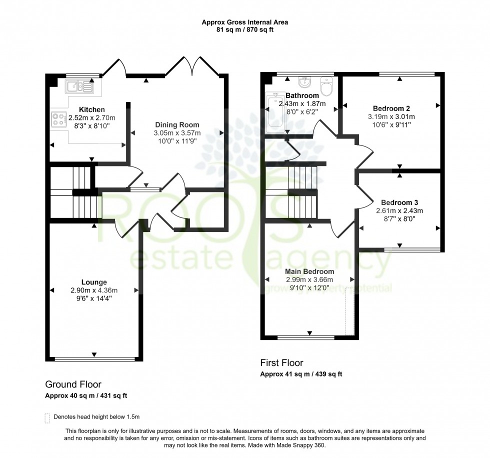 Floorplan for Thatcham, Berkshire