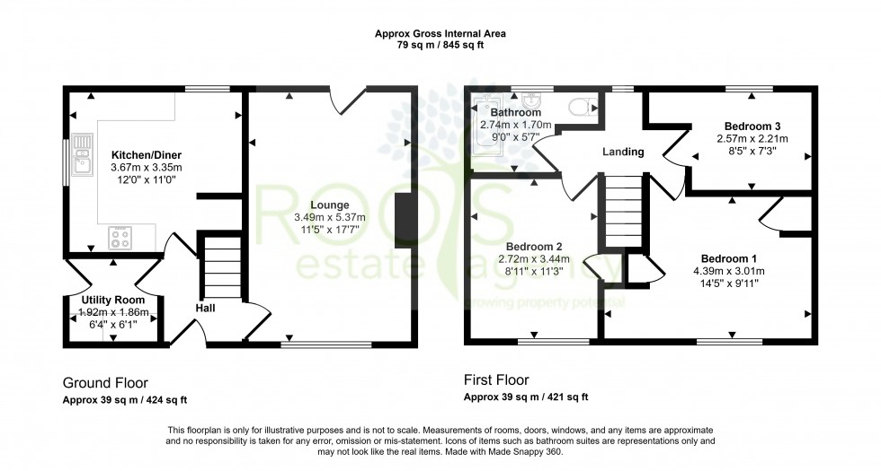 Floorplan for Thatcham, Berkshire