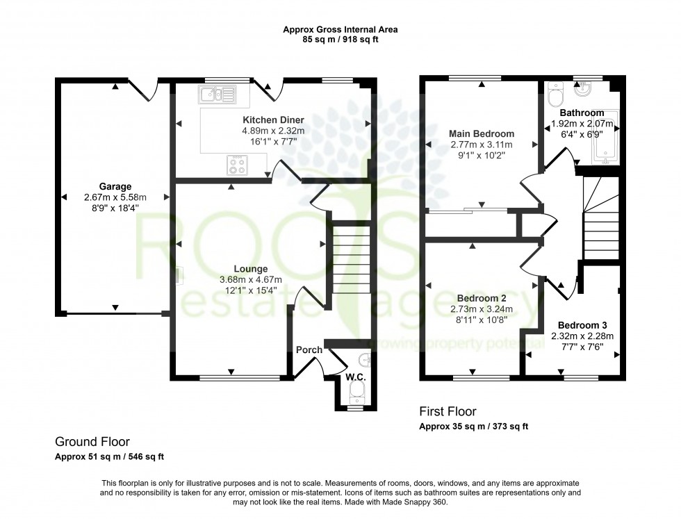 Floorplan for Thatcham, West Berkshire