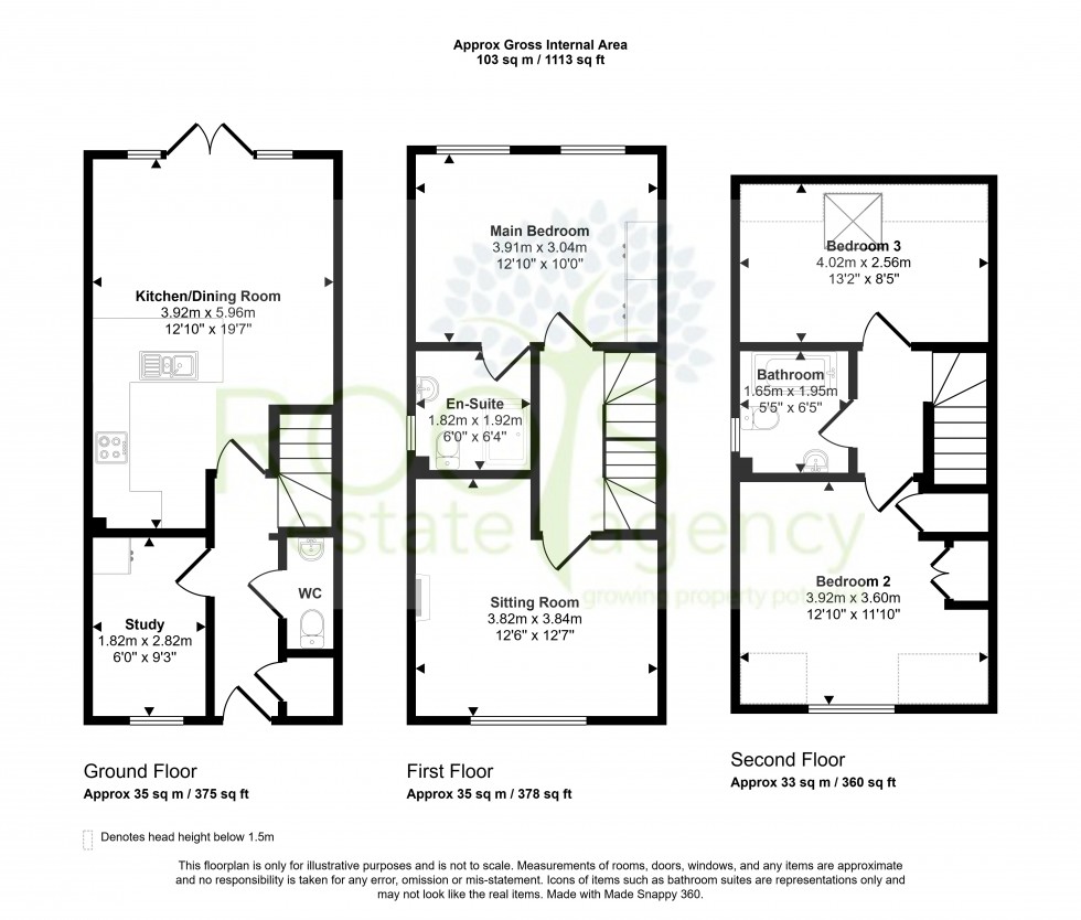 Floorplan for Thatcham, Berkshire