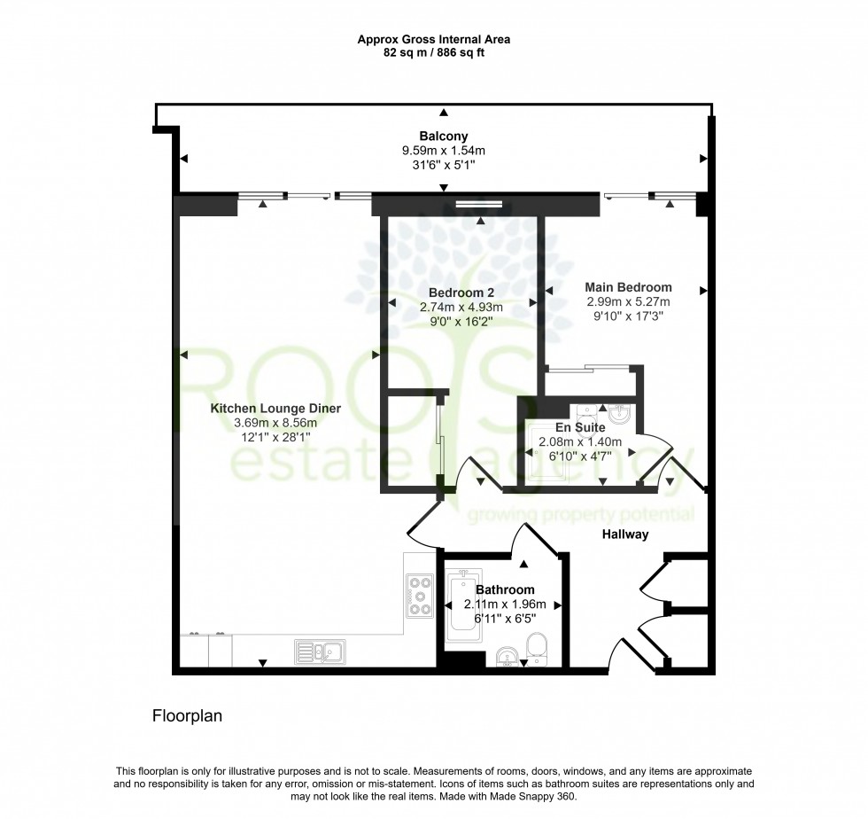 Floorplan for Racecourse Road, Newbury, Berkshire