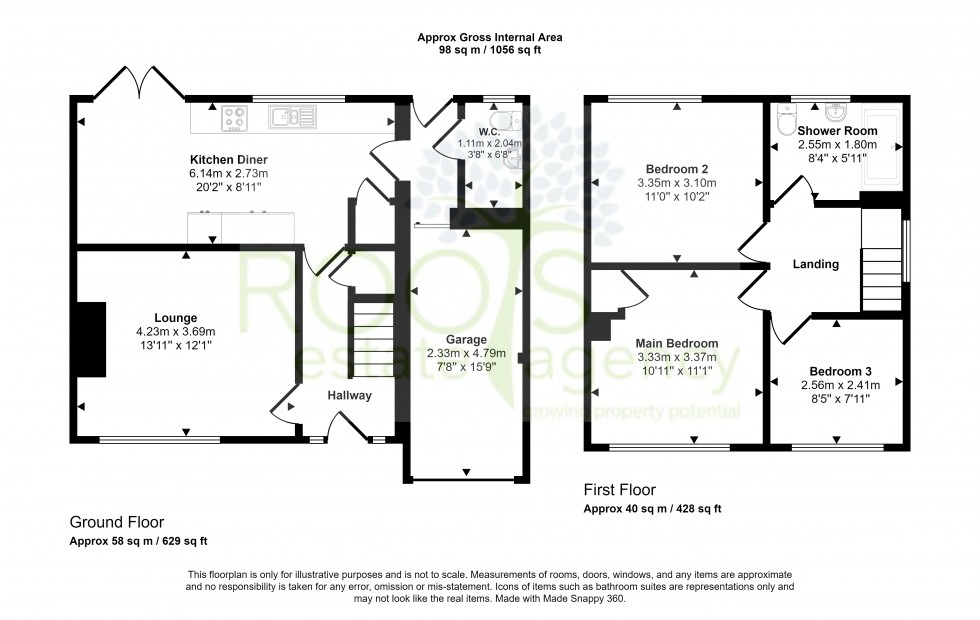 Floorplan for Thatcham, West Berkshire