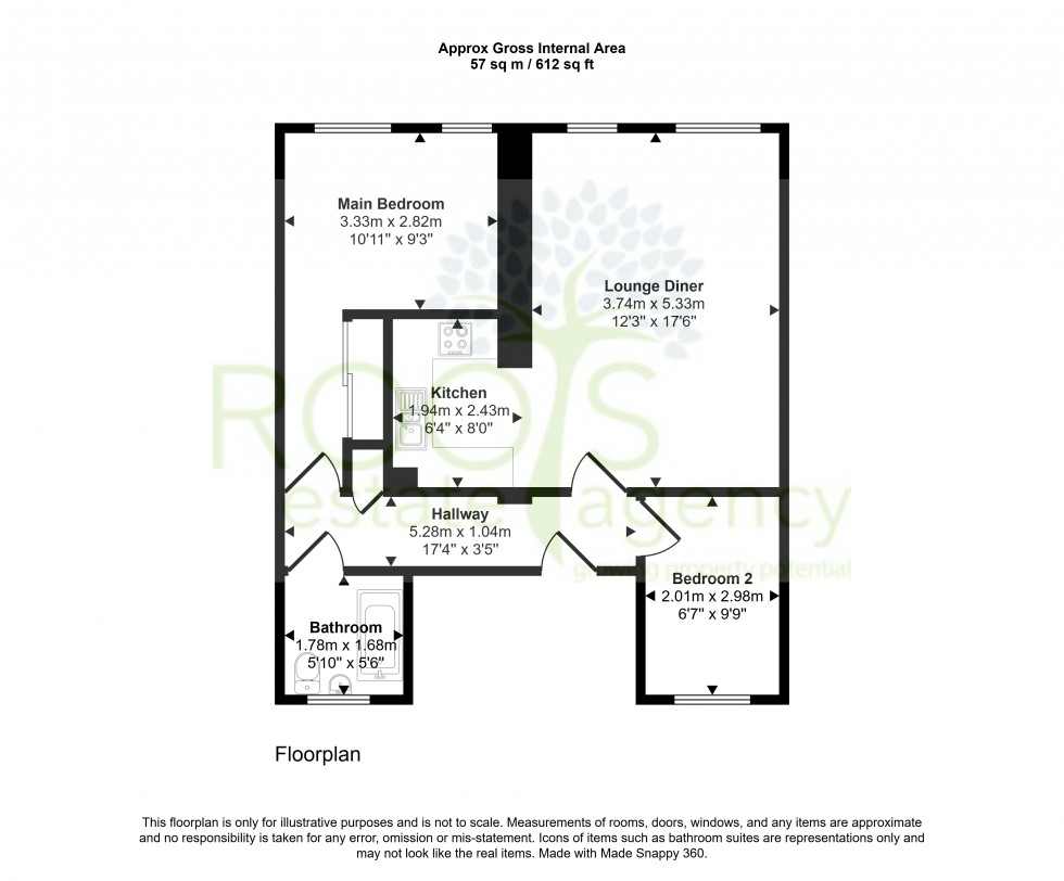 Floorplan for Thatcham, Berkshire