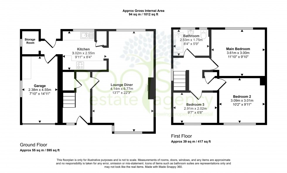 Floorplan for Thatcham, Berkshire