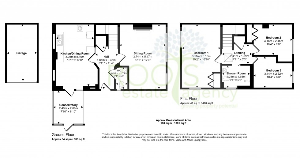 Floorplan for Speen, Newbury