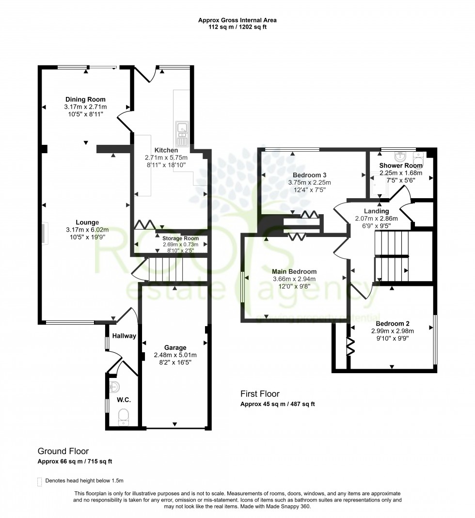 Floorplan for Thatcham, Berkshire