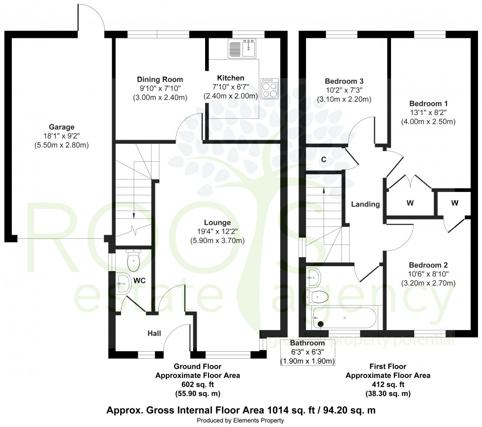Floorplan for Newbury, Berkshire