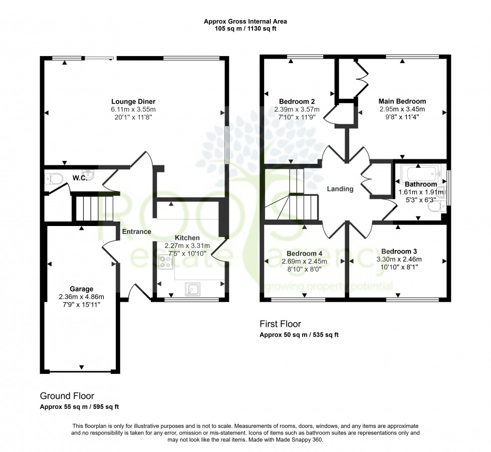Floorplan for Thatcham, West Berkshire