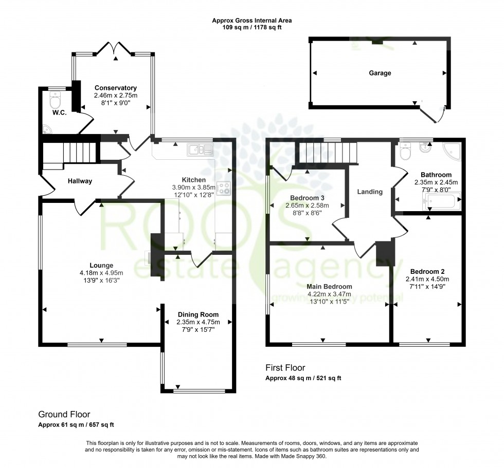Floorplan for Ball Hill, Newbury, Hampshire
