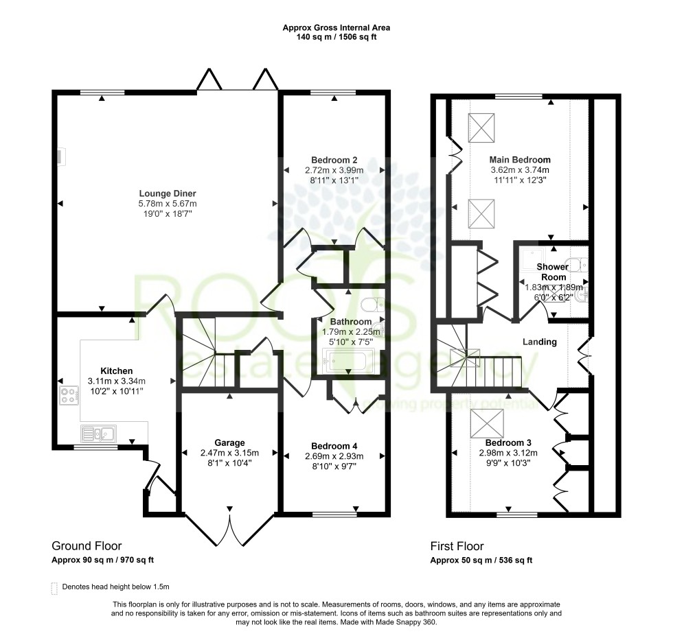 Floorplan for Speen, Newbury, Berkshire