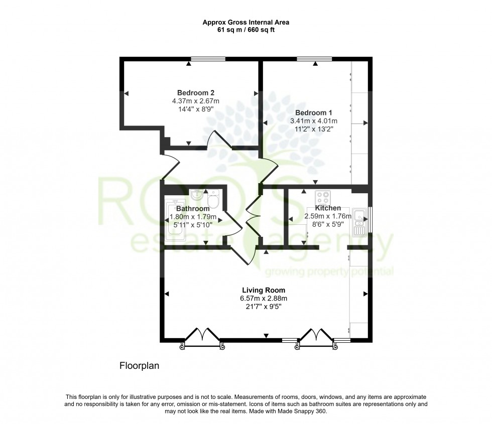 Floorplan for Bishops Green, Newbury, Hampshire