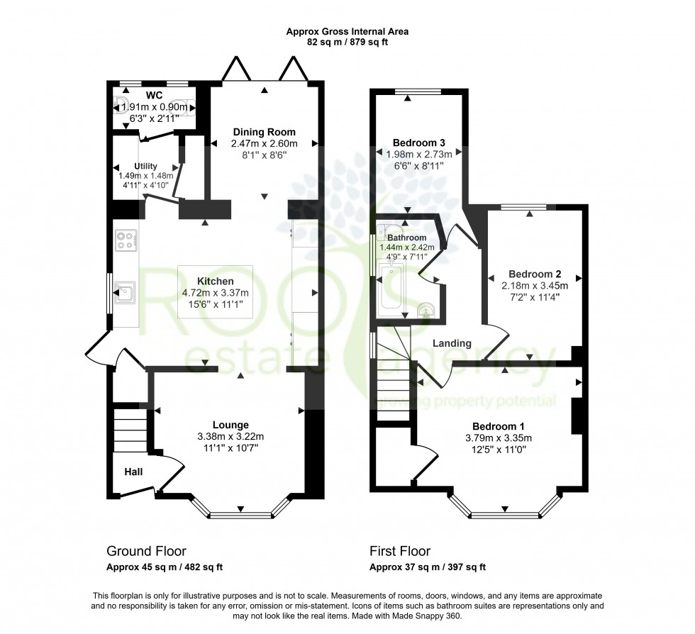 Floorplan for Thatcham, Berkshire