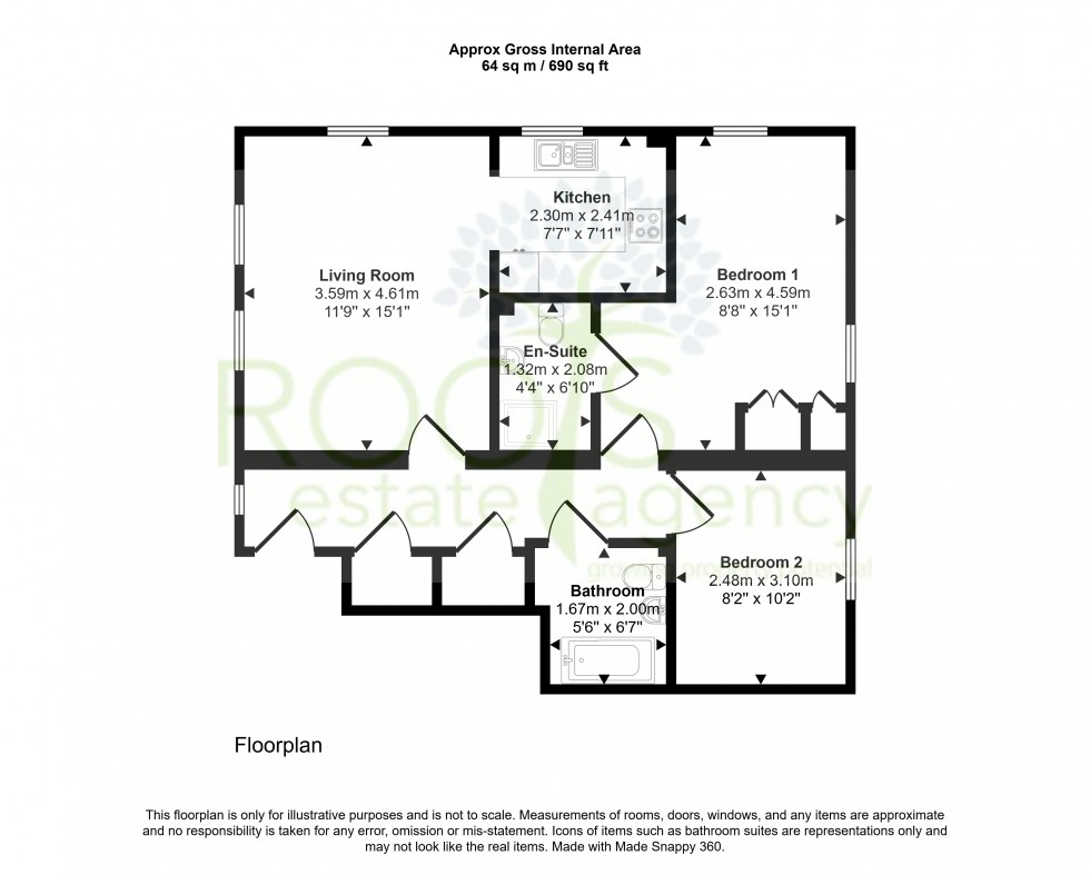 Floorplan for Thatcham, Berkshire