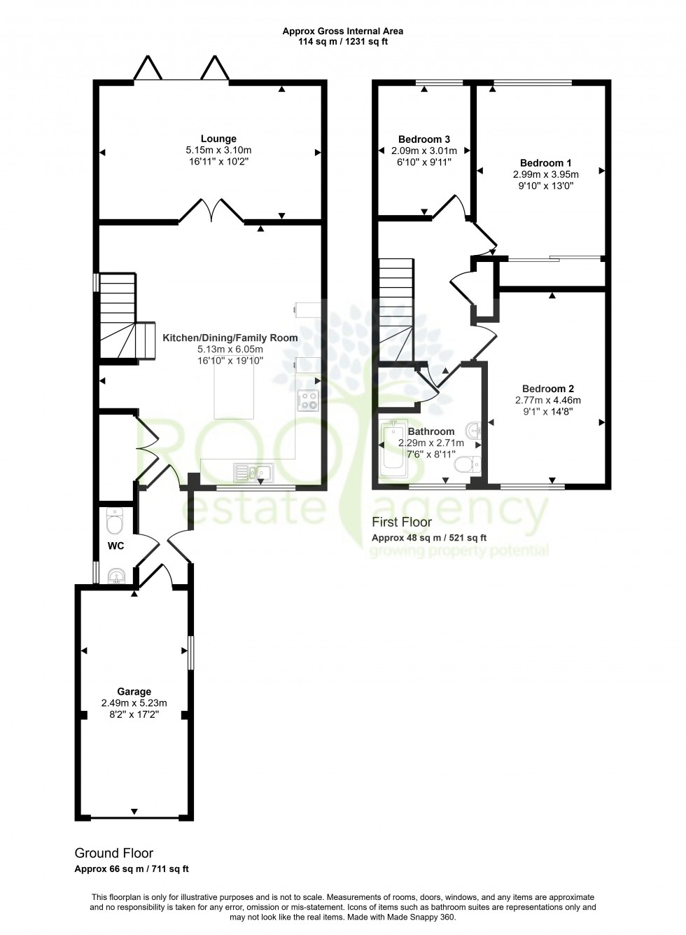 Floorplan for Thatcham, Berkshire